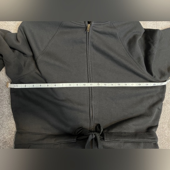 Universal Threads |  Long Sleeve Black Fleece Jumpsuit | Size L - Picture 7 of 8